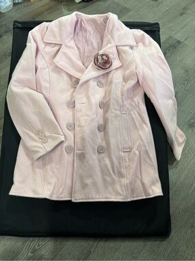 Y2K light pink reversible jacket/raincoat